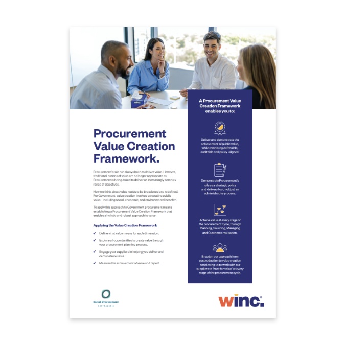 Guide: Procurement Value Creation Framework